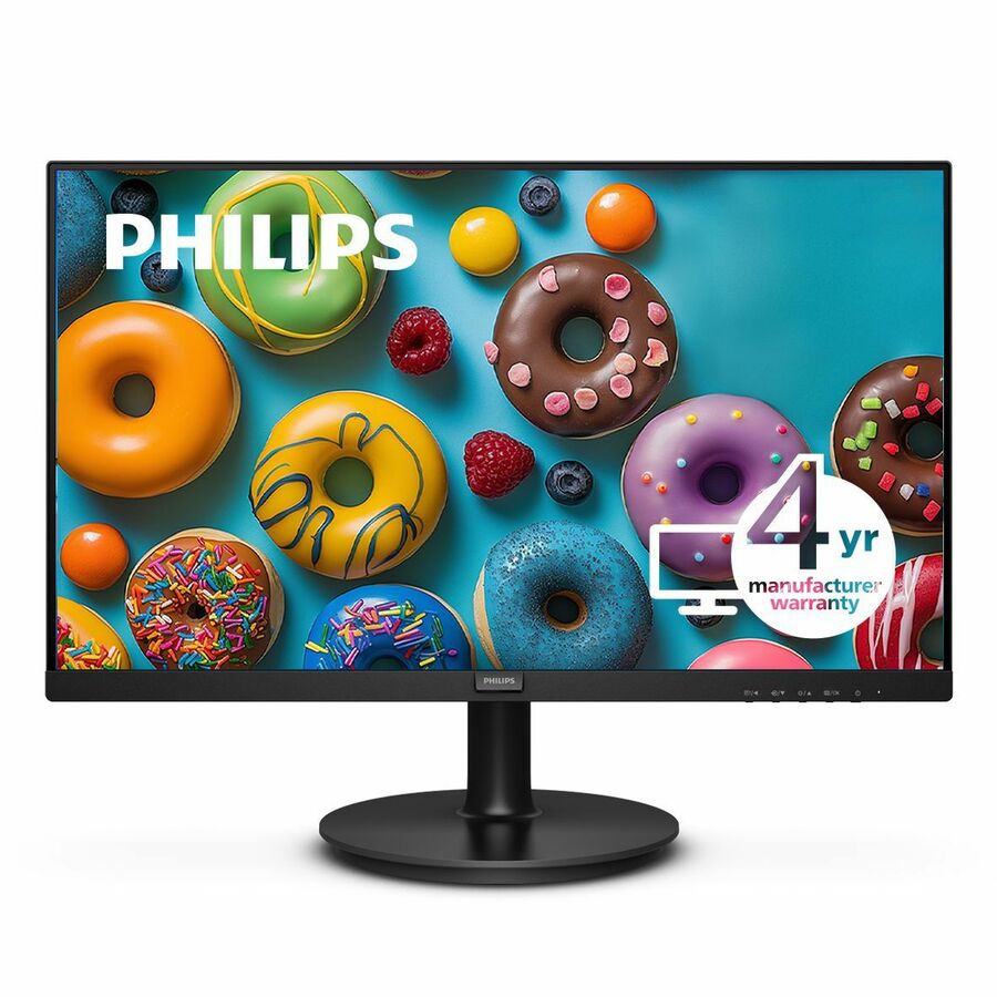 PHILIPS 241V8LBS - 24 inch Monitor, LED, FHD, HDMI, VGA, 4 Year Manufacturer Warranty - 24"