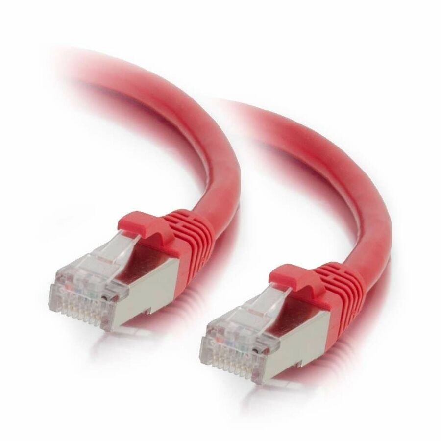 C2G 6ft Cat6 Ethernet Cable - Snagless Shielded (STP) - Red