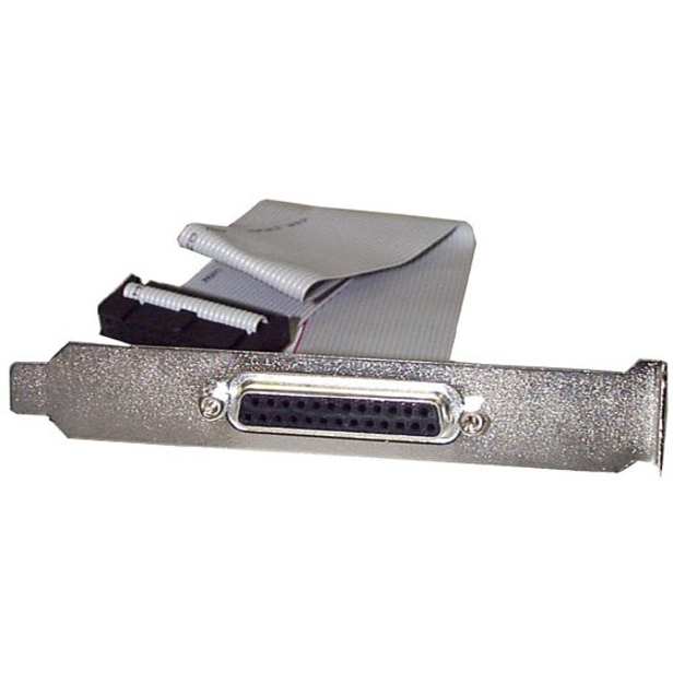 StarTech 16in DB25 Parallel Female to IDC 26 Pin Header Slot Plate