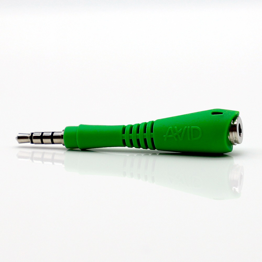 AVID Fishbone Flexible TRRS Adapter with 3.5mm Pin and Jack