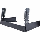 StarTech 2-Post 4U Desktop Server Rack, Open Frame 19in Network Rack, Small Home/Office Rack for AV / Studio / Data / IT Equipment