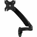 StarTech Single Wall Mount Monitor Arm, Gas-Spring, Full Motion Articulating, For VESA Mount Monitors up to 34" (19.8lb/9kg)