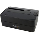 StarTech.com Single Bay USB 3.0 to SATA Hard Drive Docking Station, USB 3.0 (5 Gbps) Hard Drive Dock, External 2.5/3.5" SATA HDD/SSD Dock - Single-bay Hard Drive Docking Station; 2.5/3.5in SATA I/II/III; USB 3.2 Gen 1 (5 Gbps) Host Connection; 4Kn; No Capacity Limit; Toolless Top-Loading Design with Eject Button; LED Indicators; No Software or Drivers Required; Includes 3ft USB cable