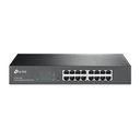 TP-LINK TL-SG1016DE - 16-Port Gigabit Easy Smart Switch - Plug & Play - Desktop/Rackmount - Sturdy Metal w/ Shielded Ports - Support QoS, Vlan, IGMP & Link Aggregation