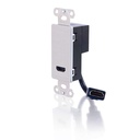 C2G HDMI Pass Through Decorative Wall Plate - Aluminum
