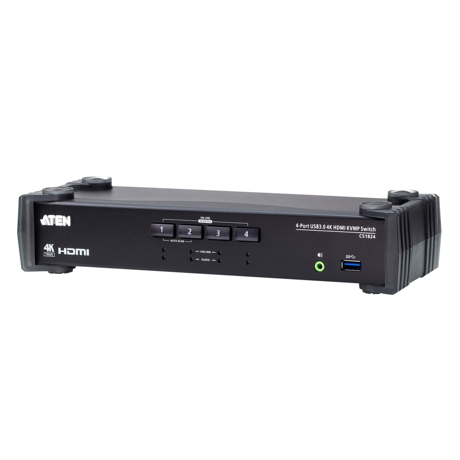 ATEN 4-Port USB 3.0 4K HDMI KVMP Switch