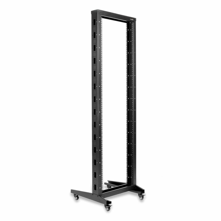 SolidRack 2-Post 42U Server Rack with Casters