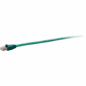C2G F-Series Cat.6 Patch Network Cable - 6 ft Category 6 Network Cable for Switch, Hub, Server, Router, Network Adapter, Network Device - First End: 1 x RJ-45 Network - Male - Second End: 1 x RJ-45 Network - Male - 1 Gbit/s - Patch Cable - Shielding - Gold Plated Contact - Riser - 26 AWG - Green - TAA Compliant