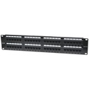 Intellinet Network Solutions 48-Port Rackmount Cat6 UTP 110/Krone Patch Panel, 2U