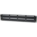 Intellinet Network Solutions 48-Port Rackmount Cat6 UTP 110/Krone Patch Panel, 2U