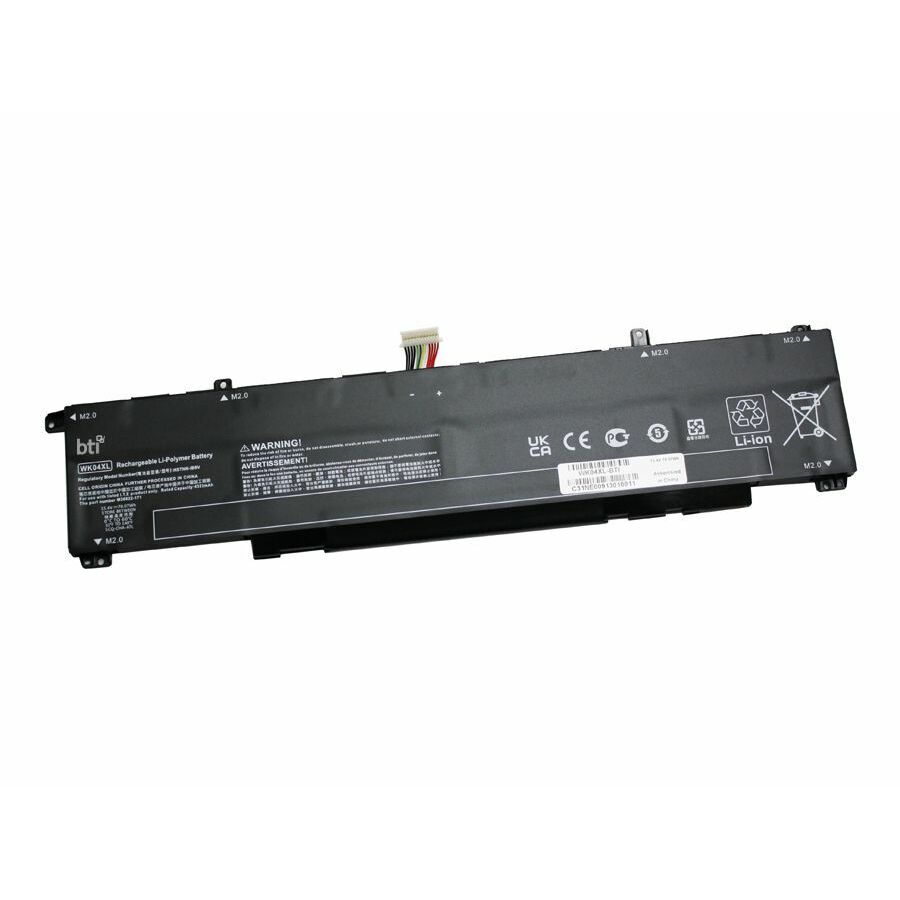 BTI WK04XL-BTI 15.4V 70.07WHR LI-ION BATTERY HSTNN-IB9V, M38822-AC1, WK04XL, HSTNN-OB2C, M39179-005, M38822-171, WK04070XL, M38822-1D1, WK04070XL-PL OMEN 16-B, OMEN 16-C, OMEN 16-K, OMEN 16-N, OMEN 16T-B, OMEN 16T-K, OMEN 16T-U, OMEN 16-U, OMEN 16-WD, OMEN 16-WF, OMEN 16-XD, OMEN 16-XF, OMEN 16Z-N, OMEN 17-CK, OMEN 17-CM2, OMEN 17T-CK, VICTUS 15-FA, VICTUS 15-FB, VICTUS 15T-FA, VICTUS 15Z-FB, VICTUS 16-D, VICTUS 16-E, VICTUS 16-R, VICTUS 16-S, VICTUS 16T-D, VICTUS 16Z-E