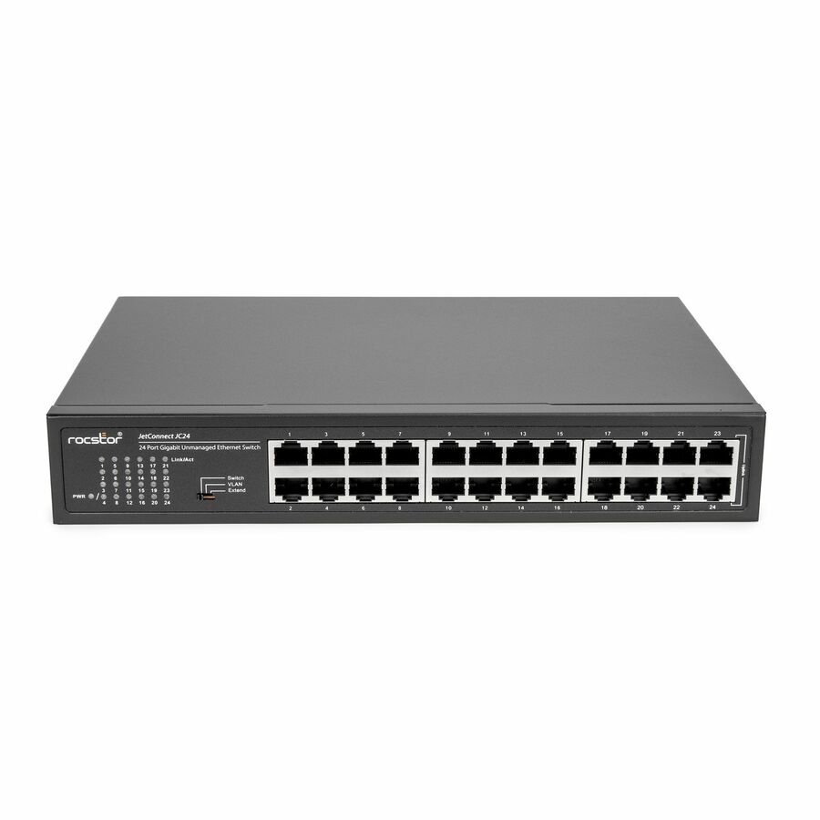 Rocstor 24-Port Gigabit Desktop/Rackmount/Wall mount Switch
