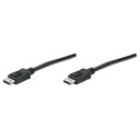 Manhattan DisplayPort Monitor Cable, 6.6' - Retail Blister
