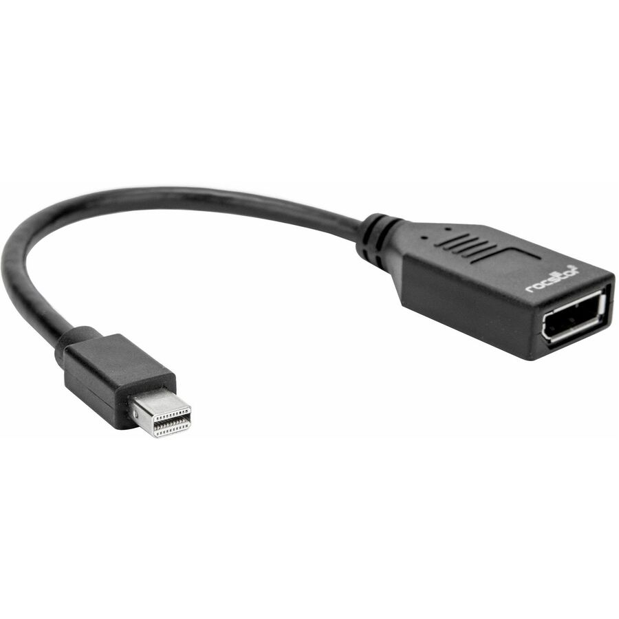 Rocstor 6in Mini DisplayPort to DisplayPort Video Cable Adapter - M/F