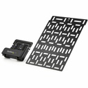 StarTech.com Universal TV Accessory Mount - Adjustable Behind TV or Wall Mount - Media Players/Router/AV Extenders/Apple TV - 11lb (5kg) - Universal TV accessory mount w/ adjustable cradle supports 11lb - 13.4x8.8in grid to mount small devices to wall or behind TV (incl elastic band/cable ties) - Media player/routers/switches/cable boxes/Apple TV - Screws/spacers for added compatibility