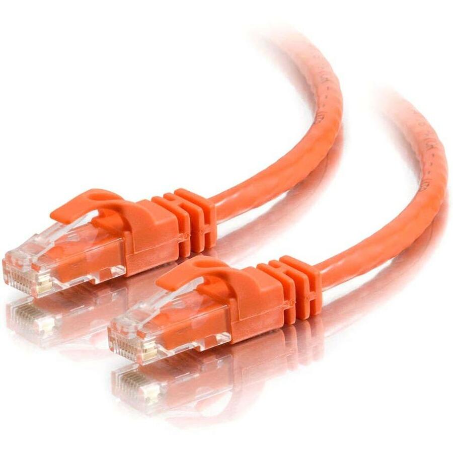 C2G 7ft Cat6 Snagless Unshielded (UTP) Ethernet Cable - Cat6 Network Crossover Cable - Orange