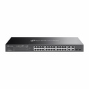 TP-Link Omada SL2428P - Omada 24-Port 10/100 Mbps + 4-Port Gigabit Smart Switch with 24-Port PoE+ - Omada 24-Port 10/100 Mbps + 4-Port Gigabit Smart Switch with 24-Port PoE+ PORT: 24� 10/100 Mbps PoE+ Ports, 4� Gigabit Non-PoE Ports, 2� Combo Gigabit SFP Slots SPEC: 802.3at/af, 250 W PoE Power, 1U 19-inch Rack-mountable Steel Case FEATURE: 802.1Q VLAN, STP/RSTP/MSTP, IGMP Snooping, 802.1p/DSCP QoS, ACL, 802.1x, Radius/Tacacs+ Authentication, LACP, CLI, SNMP, Dual Image, IPv6