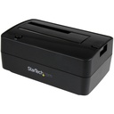 StarTech.com Single Bay USB 3.1 / eSATA to SATA Hard Drive Docking Station, USB 3.1 (10 Gbps)/eSATA Hard Drive Dock, 2.5/3.5" SATA HDD/SSD - Single-bay Hard Drive Docking Station; 2.5/3.5in SATA I/II/III; USB 3.2 Gen 2 (10 Gbps) or eSATA Host Connection; 4Kn; Toolless Top-Loading Design; LED Indicators; No Software or Drivers Required; Includes 3ft eSATA and USB-A/C cables