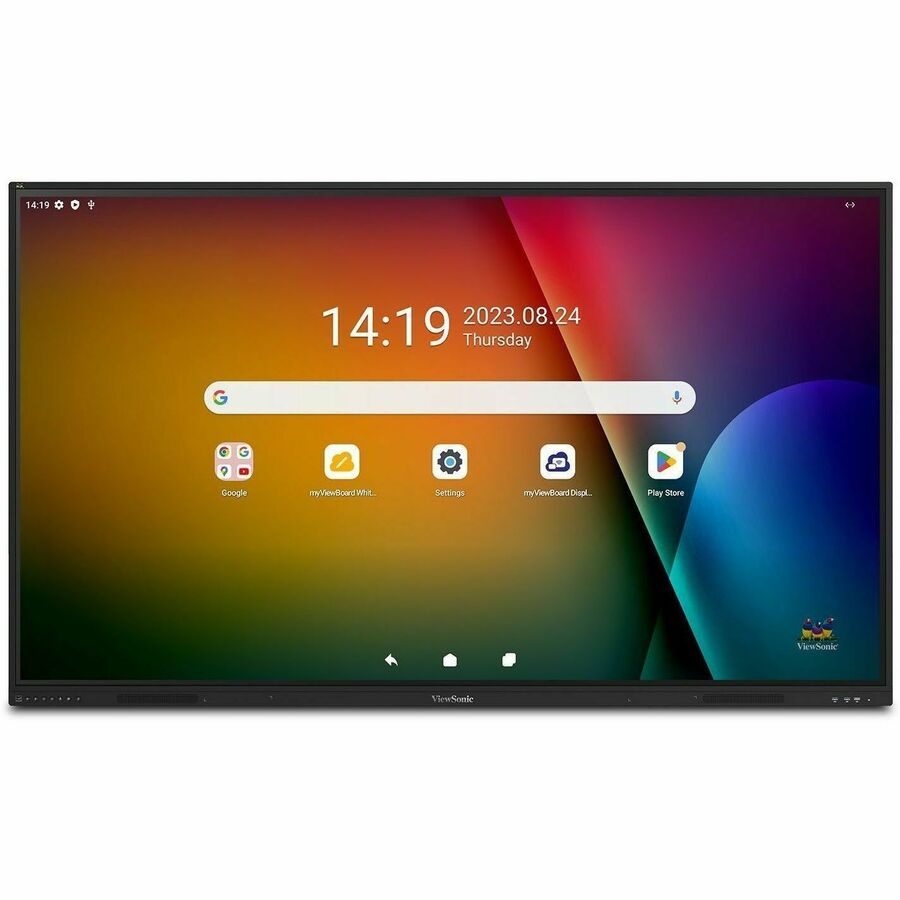 ViewSonic ViewBoard IFP75G1 - 27" 4K UHD Interactive Display, Non-OS, USB C, RJ45 - 400 cd/m2