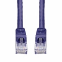 AddOn 75ft Purple CAT 6A PVC Ethernet Cable Snagless Bubble Boot RJ-45 M/M