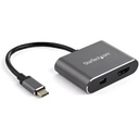 StarTech USB C Multiport Video Adapter - 4K 60Hz USB-C to HDMI 2.0 or Mini DisplayPort 1.2 Monitor Display Adapter - HBR2 HDR