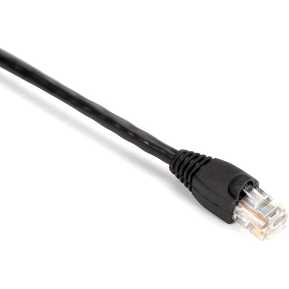 Black Box Gigabase Cat. 5E UTP Patch Cable - RJ-45 Male - RJ-45 Male - 2ft - Black