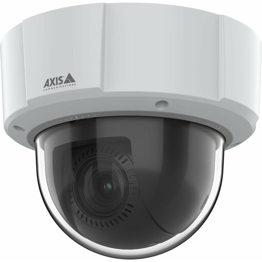 AXIS AXIS M5526-E 4 Megapixel Indoor/Outdoor Network Camera - Color - Dome - White - H.264, H.265, Motion JPEG, Zipstream, H.264B (MPEG-4 Part 10/AVC), H.264H (MPEG-4 Part 10/AVC), H.264M (MPEG-4 Part 10/AVC), H.265 (MPEG-H Part 2/HEVC) Main Profile - 2688 x 1512 - 4.70 mm- 47 mm Varifocal Lens - 10x Optical - 60 fps - RGB CMOS - Fast Ethernet - IK09 - IP66 - Audio Support - Day/Night, Ingress Protection, Motion Detection, Vehicle Detection, Human Detection, HTTPS Encryption, Password Prote