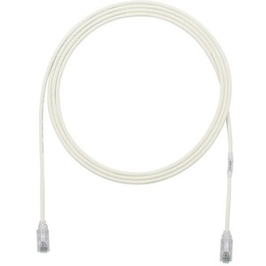 Panduit Cat.6 UTP Patch Network Cable - 7 ft Category 6 Network Cable for Network Device - First End: 1 x RJ-45 Network - Male - Second End: 1 x RJ-45 Network - Male - Patch Cable - Off White - 1