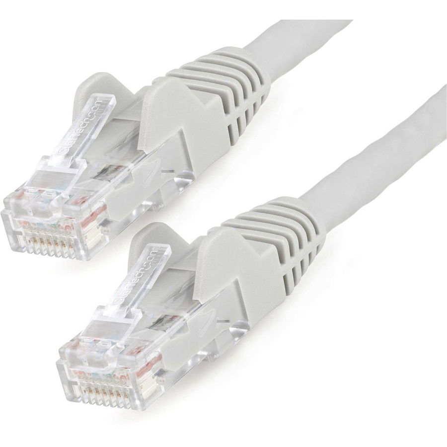 StarTech 20ft (6m) CAT6 Ethernet Cable, LSZH (Low Smoke Zero Halogen) 10 GbE Snagless 100W PoE UTP RJ45 Gray Network Patch Cord, ETL
