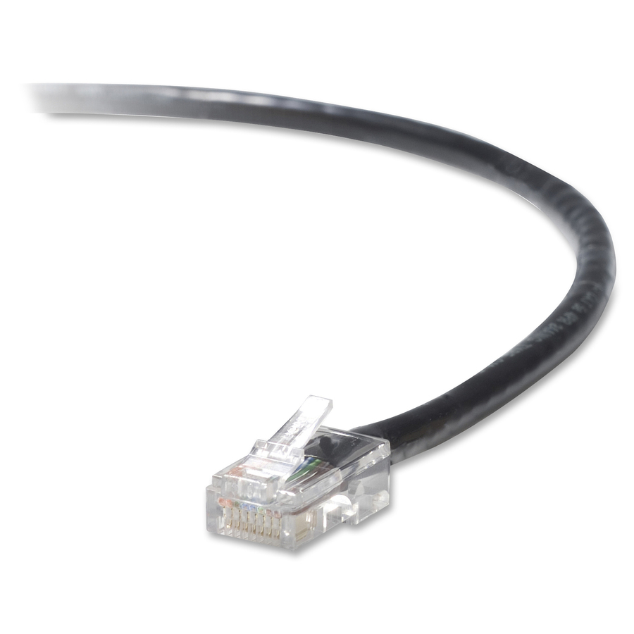 Belkin Cat5e Network Cable - RJ-45 Male Network - RJ-45 Male Network - 15ft - Black