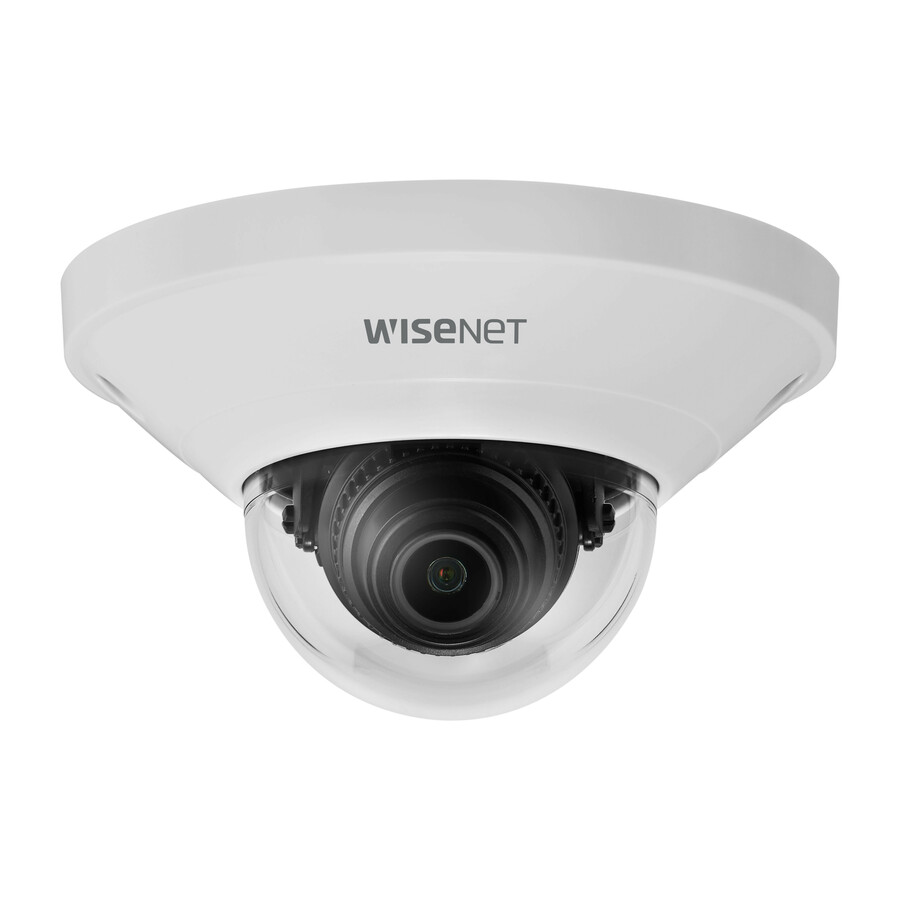 Wisenet QND-8011 5 Megapixel Indoor Network Camera - Dome - White