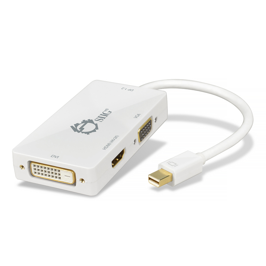 SIIG Mini DisplayPort 1.2 to 4K HDMI/DVI/VGA Conversion Adapter