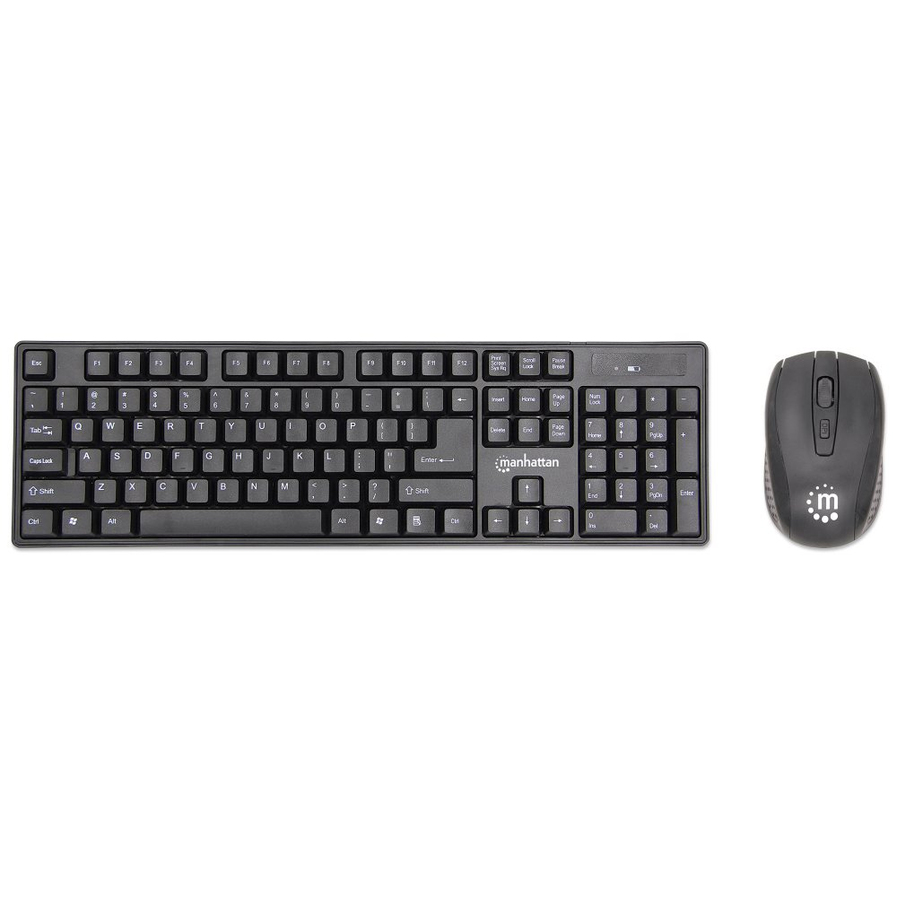 Manhattan Wireless Keyboard And Optical Mouse Set