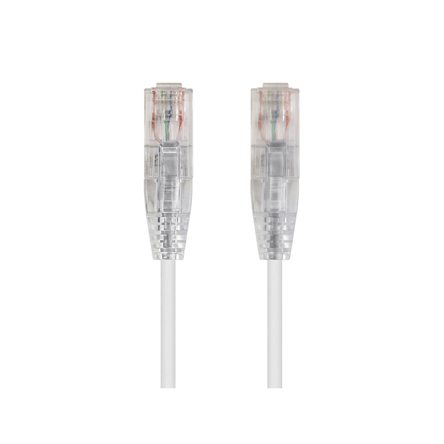 Monoprice SlimRun Cat6 28AWG UTP Ethernet Network Cable, 20ft White