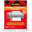 Scotch Thermal Laminating Pouches - Laminating Pouch/Sheet Size: 9" Width x 11.50" Length x 3 mil Thickness - Glossy - for Document, Photo, Schedule, Presentation, Phone List, Certificate, Sign, Award, Calendar, Artwork - Double Sided, Photo-safe - Clear - 200 / Pack