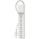 Belkin 6 Outlet Power Strip Surge Protector with 6ft Power Cord - 720 Joules - White