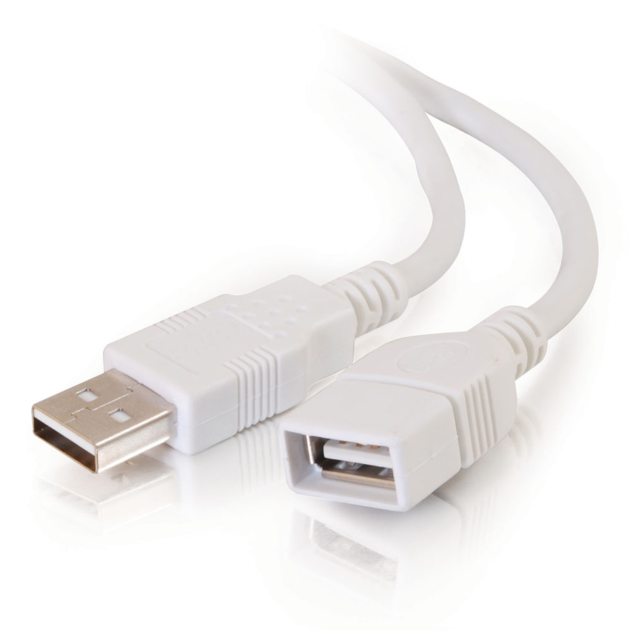 C2G 2m USB Extension Cable - USB A Male to USB A Female Cable
