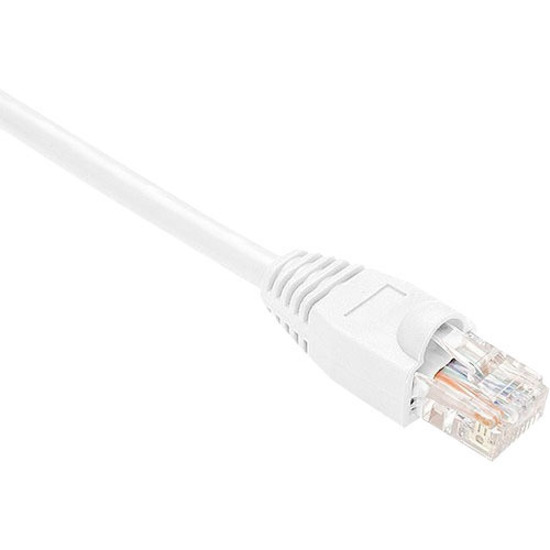 Unirise Cat.6 Patch Network Cable - 1 ft Category 6 Network Cable for Network Device - First End: 1 x RJ-45 Network - Male - Second End: 1 x RJ-45 Network - Male - Patch Cable - Shielding - White