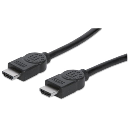 Manhattan HDMI Male to Male High Speed Shielded Cable, 75', Black
