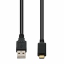 AddOn 2m USB A 2.0 (Male) to USB C 2.0 (Male) Black Cable, 480Mbps