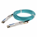 AddOn MSA and TAA Compliant 400GBase-AOC QSFP-DD to QSFP-DD Active Optical Cable (850nm, MMF, 1m)