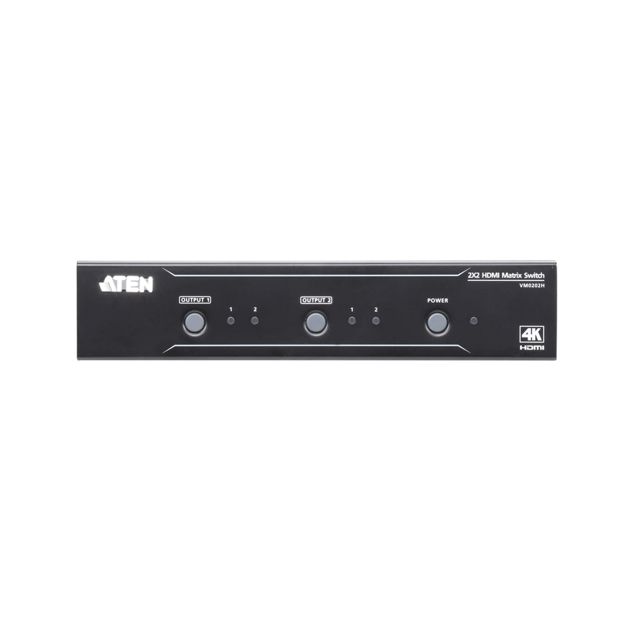 ATEN 2x2 4K HDMI Matrix Switch-TAA Compliant