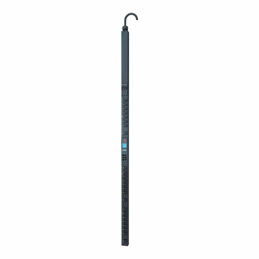 APC Rack PDU, 2G, metered by outlet, with switching, 0U, 30A, 100V to 120V, 24 NEMA 5-20R sockets