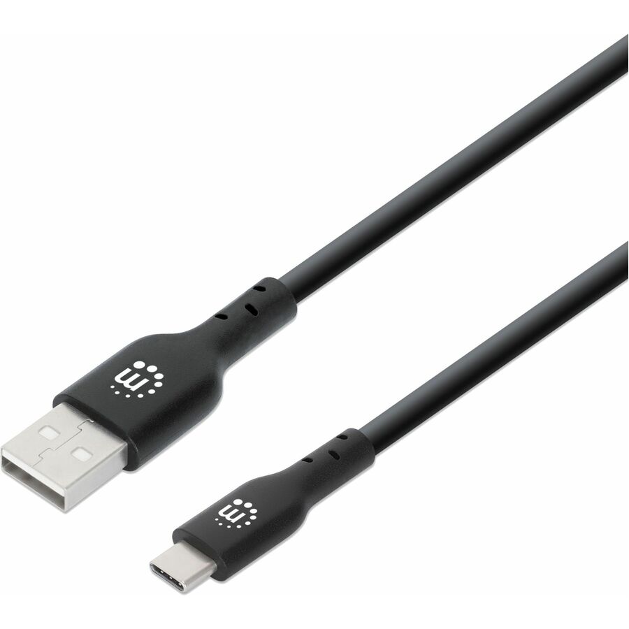 USB-C to USB-A Cable, 3m, Male to Male, 480 Mbps (USB 2.0), Hi-Speed USB, Black, Lifetime Warranty