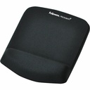 Fellowes® PlushTouch™ Foam Mouse Pad Wrist Support with MICROBAN® - Black (9252001)