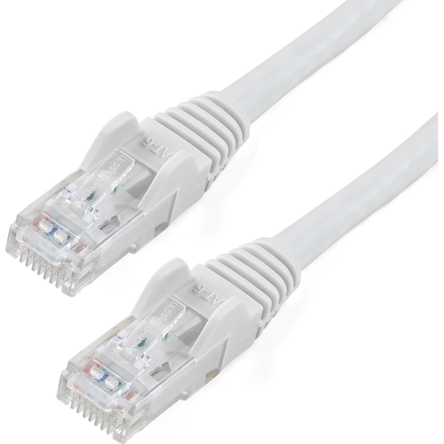 StarTech 35ft CAT6 Ethernet Cable - White Snagless Gigabit - 100W PoE UTP 250Mhz Category 6 Patch Cord UL Certified Wiring/TIA