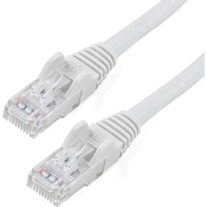 StarTech 35ft CAT6 Ethernet Cable - White Snagless Gigabit - 100W PoE UTP 250Mhz Category 6 Patch Cord UL Certified Wiring/TIA