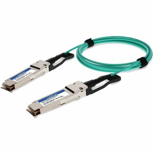 AddOn MSA and TAA Compliant 200GBase-AOC QSFP56 to QSFP56 Active Optical Cable (850nm, MMF, 20m)