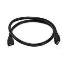 Monoprice 3ft 24AWG CL2 High Speed HDMI Cable Male to Female Extension - Black