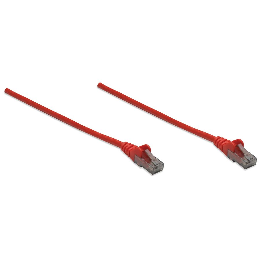 Intellinet Network Solutions Cat6 UTP Network Patch Cable, 100 ft (30 m), Red